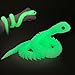 TiTiC 3D Printed Snake Animals Toys Articulated Flexible 3D Printed Viper Fidget Toy Realistic Slithering Design Home Office Executive Desk Decor Green Glow 18 in - Image 2