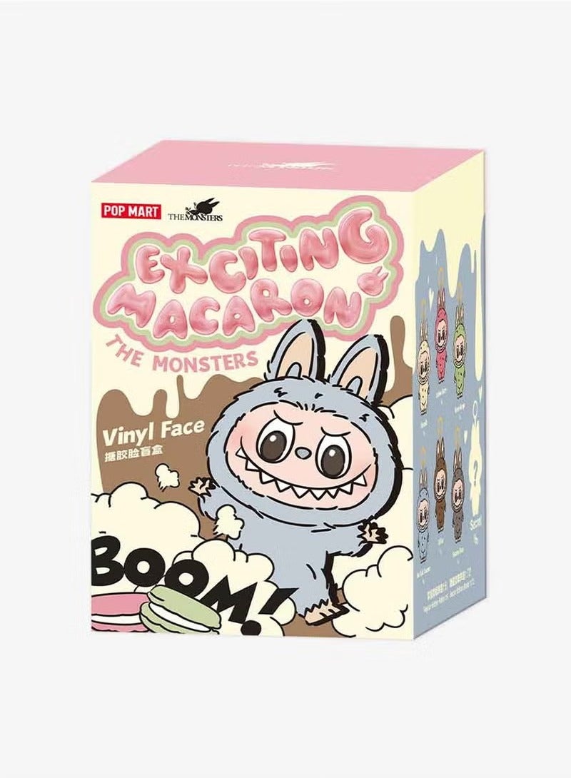 Pop Mart x Bobo & Coco 100% Authentic Labubu The Monsters Tasty Macarons Vinyl Plush Pendant Single Blind Box origi - Image 2