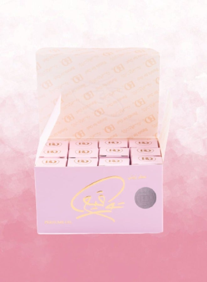 بانافع 12 قطع عطر توقيع الوردي زيتي 3 مل - Image 1