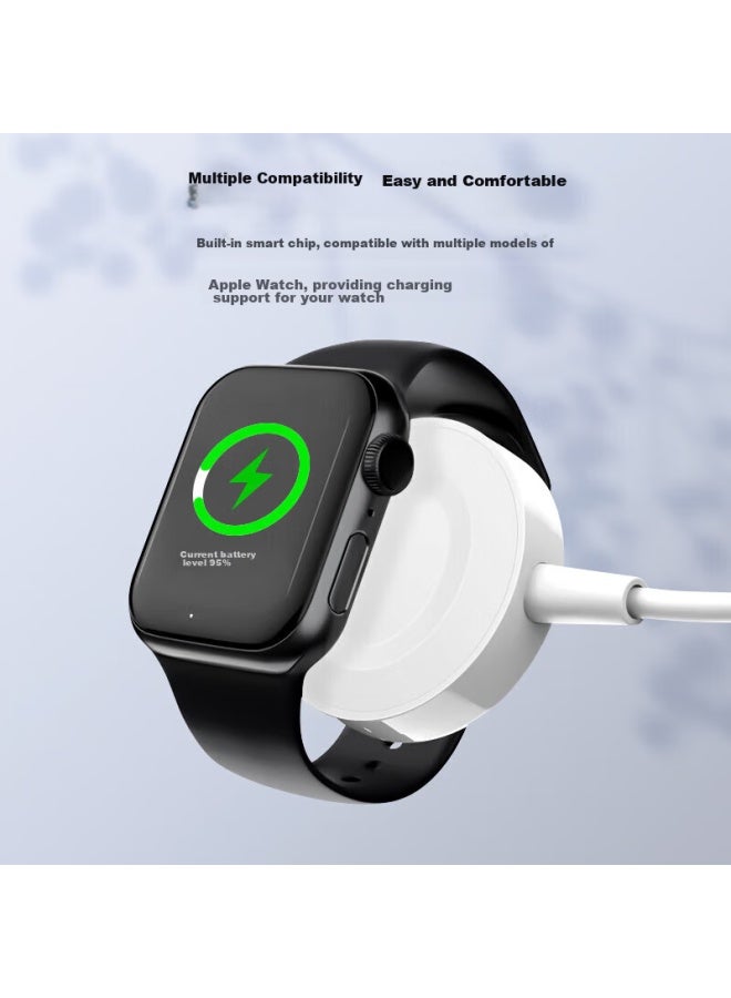 ESCASE Escase Apple Watch Charger, Wireless Iwatch Magnetic Charging Dock, Magsafe Watch Charging Cable, Usb Compatible, Suitable For Apple Watch 9/8/7/6/5/4/3/2se/ultra  - Image 2