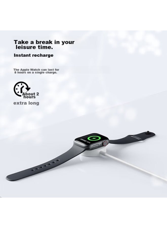 ESCASE Escase Apple Watch Charger, Wireless Iwatch Magnetic Charging Dock, Magsafe Watch Charging Cable, Usb Compatible, Suitable For Apple Watch 9/8/7/6/5/4/3/2se/ultra  - Image 4