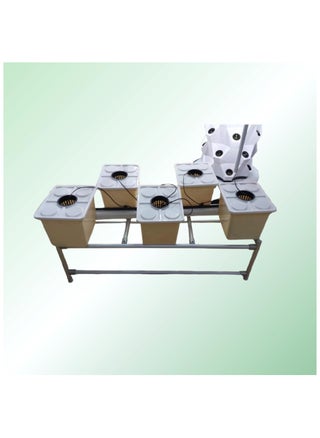 Hydroponic Dutch Bucket Mini Crop Production Kit – 5 Bucket System with Siphon Elbows, Potting Mix, Pump & Timer – Ideal for Tomato, Cucumber, Chili & More - pzsku/Z477B03A86BEAAF890F94Z/45/1748667552/4d1228cc-9328-45c3-a499-84bd7846f4b9