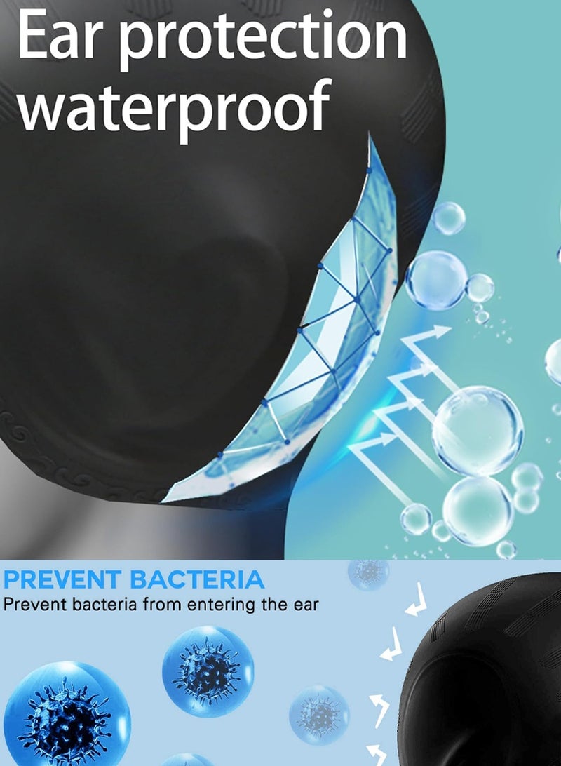 SPORT Professional Swim Cap With Enhanced Comfort & Performance Ear Protection Swimming Caps for Adults & Kids - Image 5