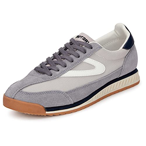 TRETORN Women's Rawlins Fashion Sneakers, Grey/White, 6.5 - Image 1