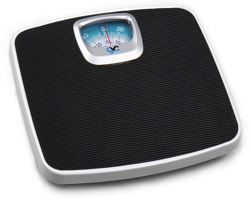 GVC Deluxe Personal Weighing Scale Analog Mechanical (BLACK), 130 Kilograms - Image 1