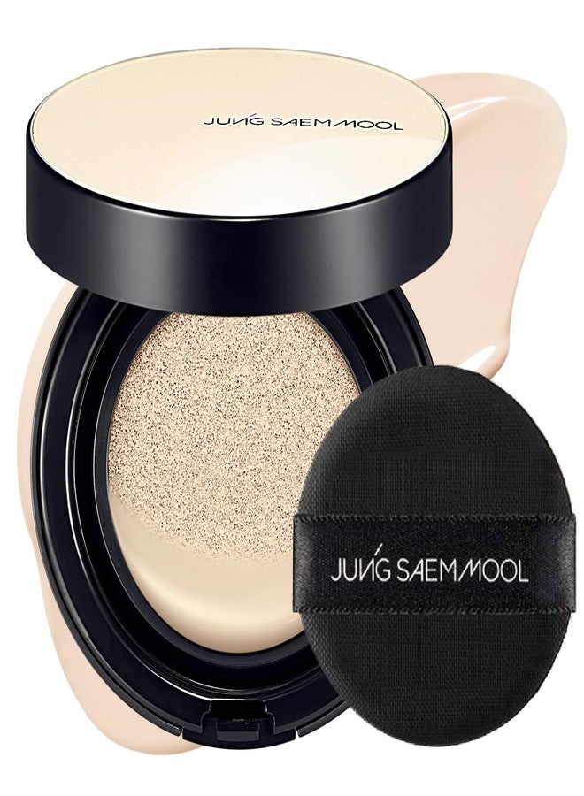 JUNG SAEM MOOL [JUNGSAEMMOOL OFFICIAL] Essential Skin Nuder Cushion (01 Fair) | Refill Not Included | Natural Finish | SPF50 Broad Spectrum | Makeup Artist Brand | Cream Foundation - Image 1