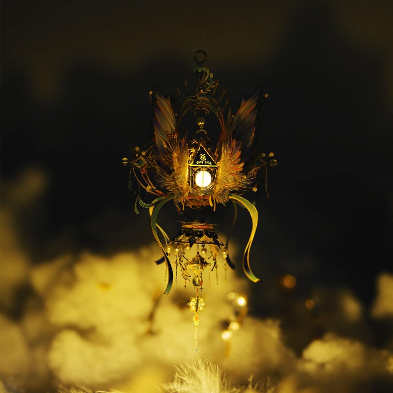 MU 3D Metal Puzzles Model Kits for Adults Building The Red Eye of Angel, Wedjat-Eyes Steel Jigsaw Ancient Myths Magic Power DIY Sets, Dad Birthday New Year Xmas Home Desk Decor - Image 4