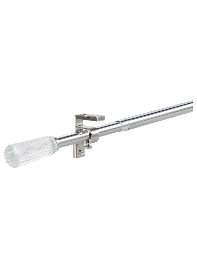 Zaboon Curtain rod set, silver-colour, 120-210 cm 19 mm - Image 2