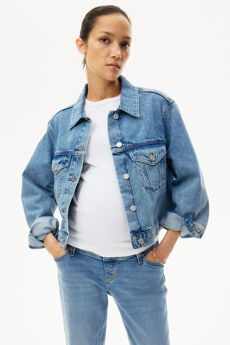 H&M  MAMA Slim Ankle Jeans for Women | Best Price UAE