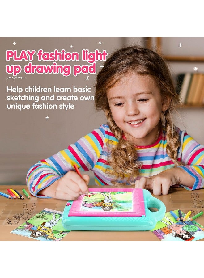 PLAY Light Up Tracing Pad For Kids, Led Tracing Pad Toys For Girls Ages 3+, Kids Painting Art Craft Kit Drawing Board, Children Learn Drawing Tablet, Ideas & Popular Birthday Gifts Toy For Girl - Image 3