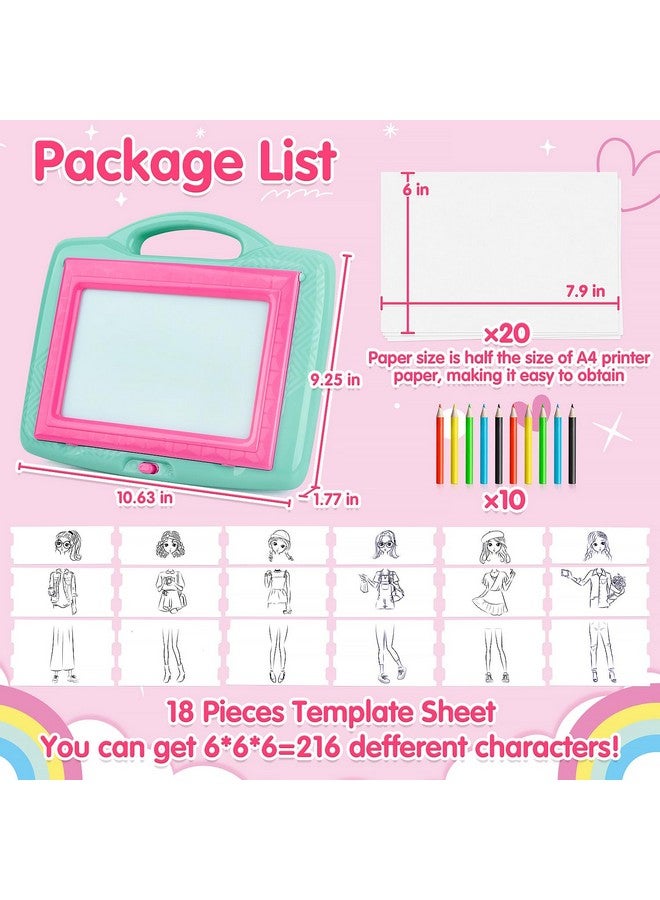 PLAY Light Up Tracing Pad For Kids, Led Tracing Pad Toys For Girls Ages 3+, Kids Painting Art Craft Kit Drawing Board, Children Learn Drawing Tablet, Ideas & Popular Birthday Gifts Toy For Girl - Image 5