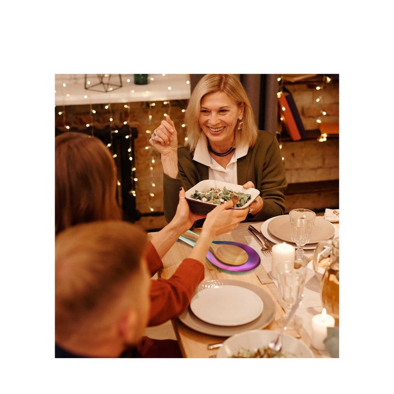 SOLARAE 4PCS Stainless Steel Rainbow Colour Spoon Rest for Kitchen Counter Cooking Utensil Rest Spoon Ladle Holder for Stove Top Rust Resistant Spatula Rest Dishwasher Safe - Image 5