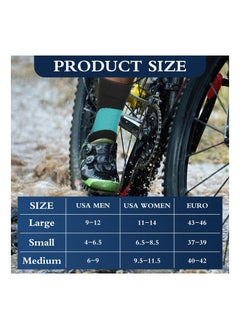 Y&D Waterproof Socks Unisex  Waterproof Breathable Socks  Outdoor Hiking Wading Fishing for Men Women  Weatherproof Camping Hiking Running Skiing and Other Activities(2 Pairs)(M)  - Image 4