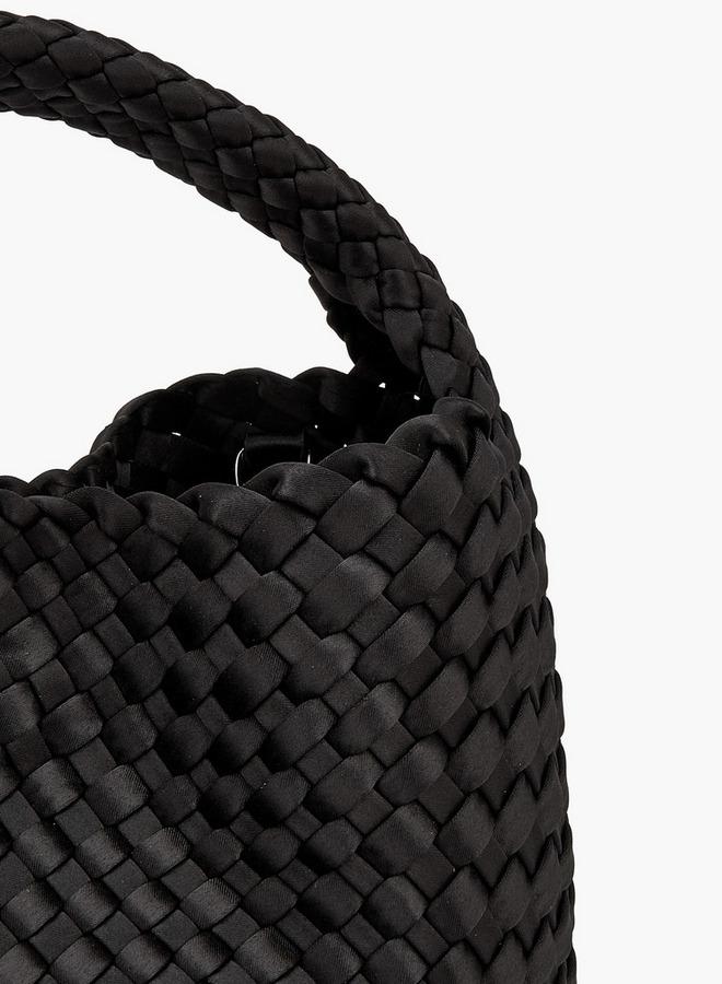 Celeste Textured Hobo Bag With Detachable Strap - Image 3