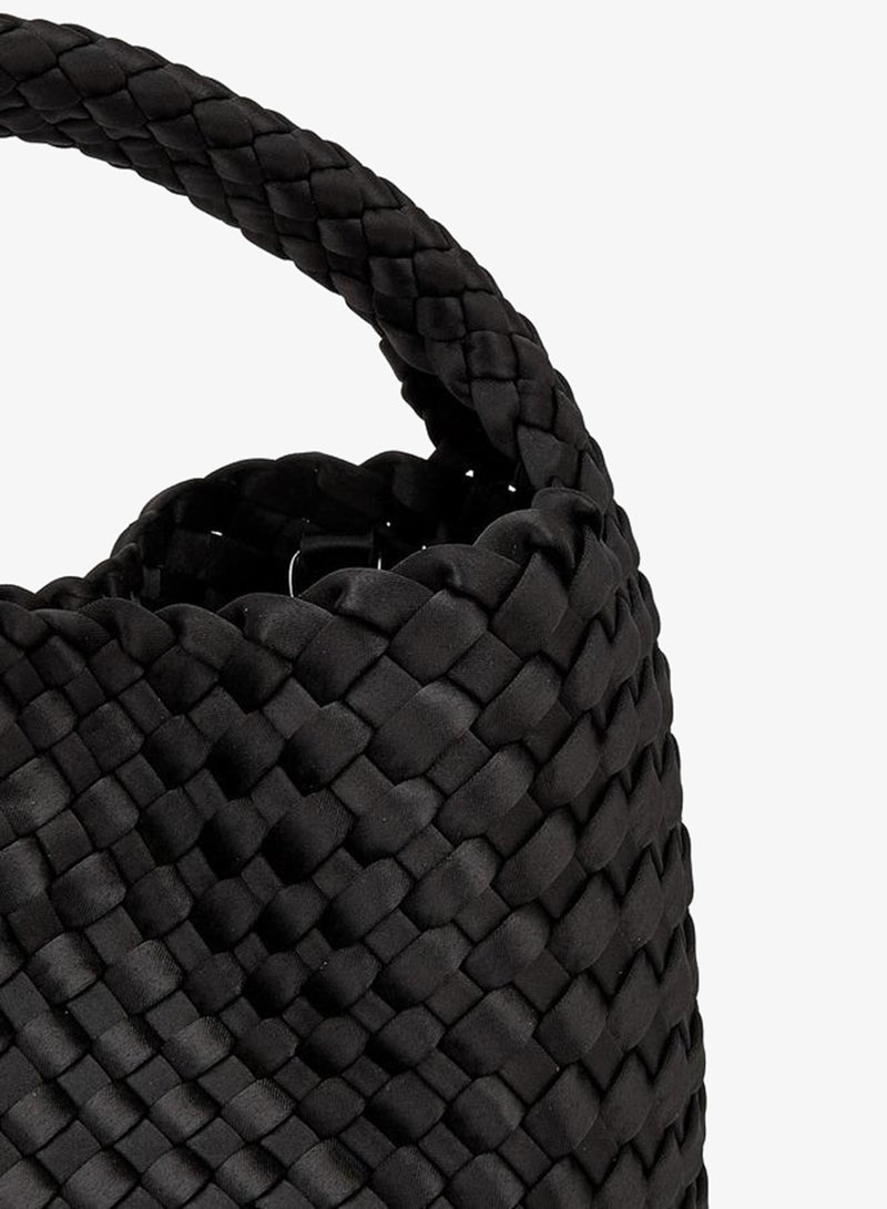 Celeste Textured Hobo Bag With Detachable Strap - Image 3