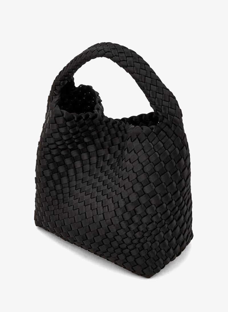 Celeste Textured Hobo Bag With Detachable Strap - Image 5