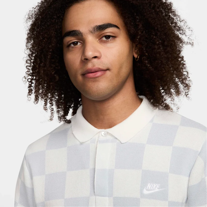 Nike Men's Sportswear Club Chequers Polo Shirt