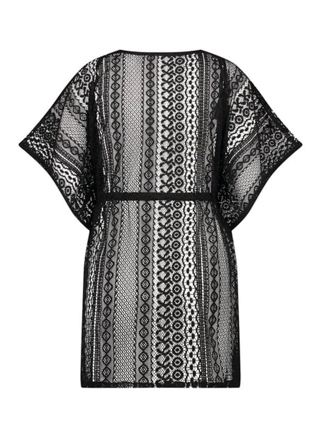 hunkemoller كيمونو من الساتان والدانتيل  - Image 4
