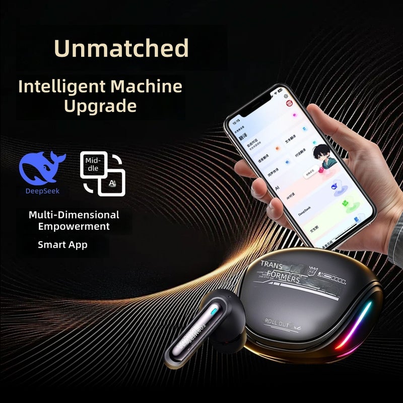 ترانسفورمرز سماعات بلوتوث ترانسفورمرز نموذج جديد T10 Pro - سماعة أذن لاسلكية عالية الجودة للألعاب - Image 2