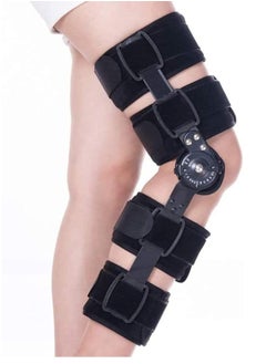 Knee Immobilizer Brace, Adjustable Postoperative Hinge Full Leg Knee Brace, Leg Stabilizer, Knee Brace Fixator, Ligament Knee Brace for Arthritis Osteoarthritis, Postoperative Immobilization