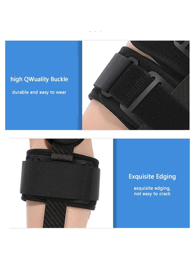 M MIAOYAN - Knee Immobilizer Brace, Adjustable Postoperative Hinge Full Leg Knee Brace, Leg Stabilizer, Knee Brace Fixator, Ligament Knee Brace for Arthritis Osteoarthritis, Postoperative Immobilization - Image 1