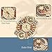ROKR 3D Wooden Puzzle Clock Model 12 DIY 168 PCS Mechanical Model Kit Toys Home Decor Elegant Gifts for TeensAdults - Image 4