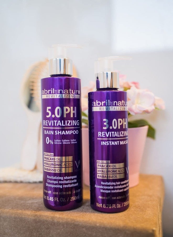 abril et nature - Professional Shampoo 5.0 PH Revitalizing - Protect and Maintain Your Color - Long Lasting - Sulfate and Paraben-Free - Professional Hairdressing Treatment - Greater Shine - 1000 ml - Image 4