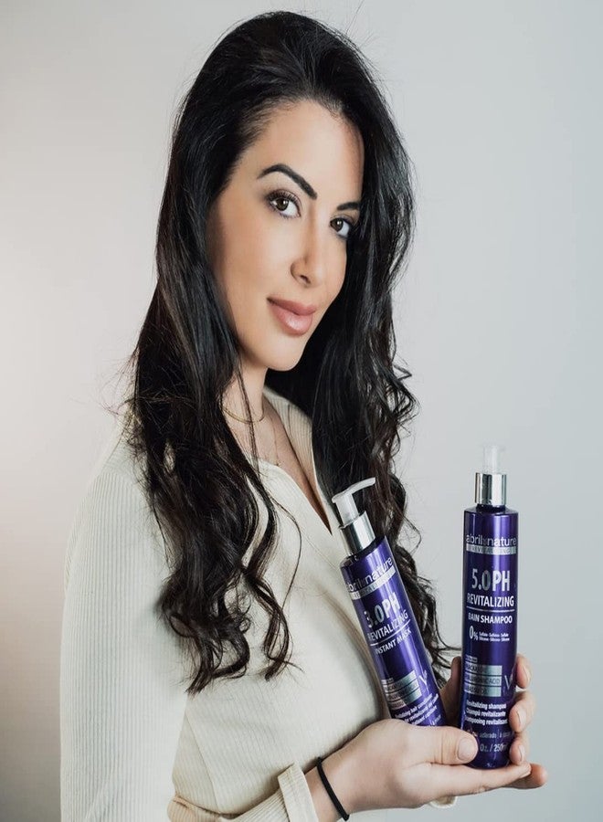 abril et nature - Professional Shampoo 5.0 PH Revitalizing - Protect and Maintain Your Color - Long Lasting - Sulfate and Paraben-Free - Professional Hairdressing Treatment - Greater Shine - 1000 ml - Image 3