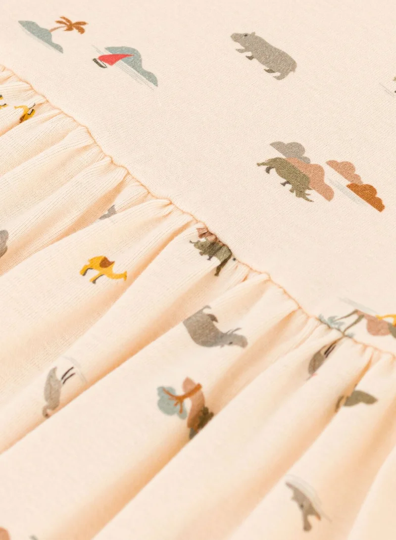 Petit Bateau Kids Printed Dress