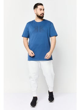 RBX Men Sportswear Fit Short Sleeve Outdoor T-Shirt, Ensign Blue  - Image 2