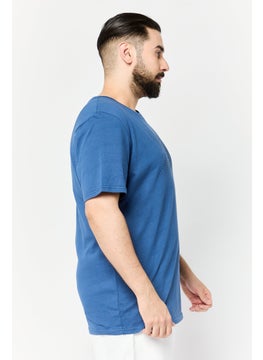 RBX Men Sportswear Fit Short Sleeve Outdoor T-Shirt, Ensign Blue  - Image 3
