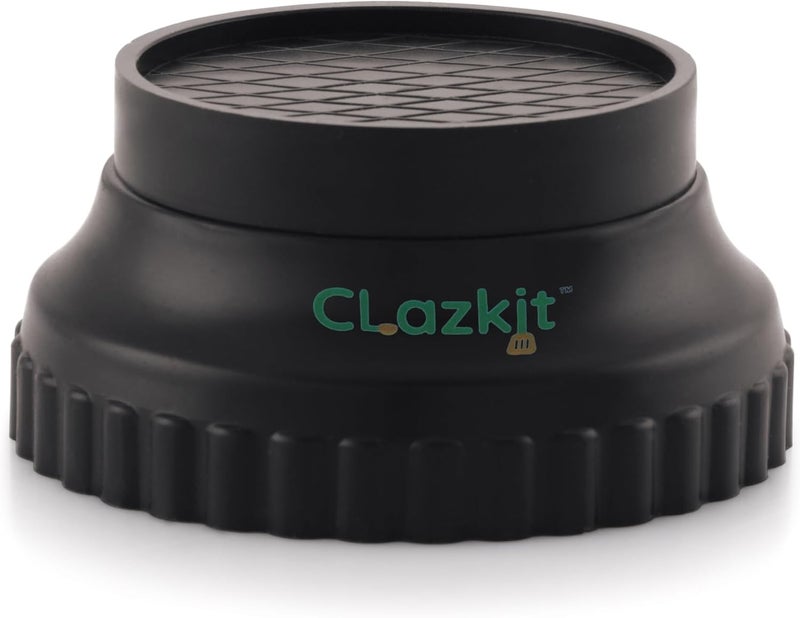 Clazkit حامل الدائري متعدد الأغراض للخدمة الشاقة للأجهزة المنزلية / الثلاجة / الغسالة / الأثاث / حامل الثلاجة، أسود (عبوة من 4 قطع) - Image 2