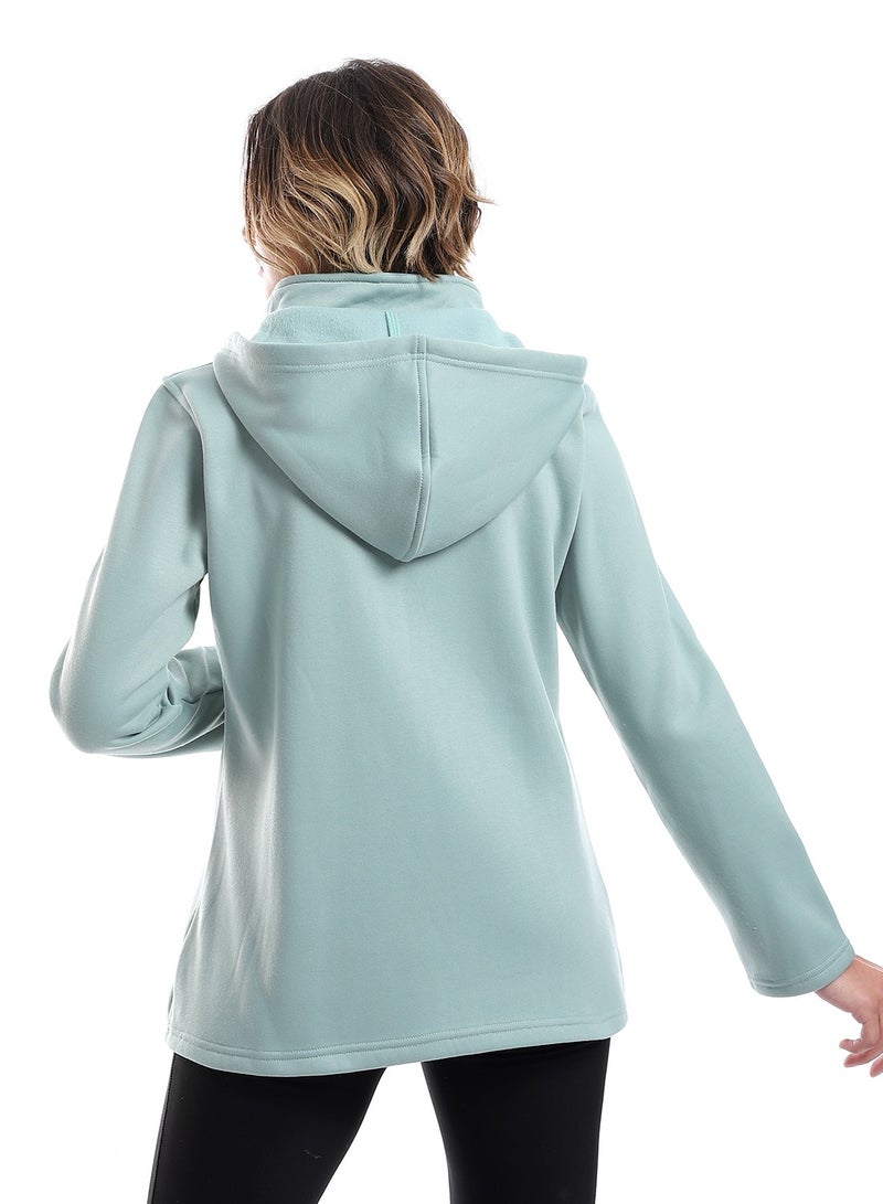 Caesar Women Hoodie With Front Zipper  - Image 4