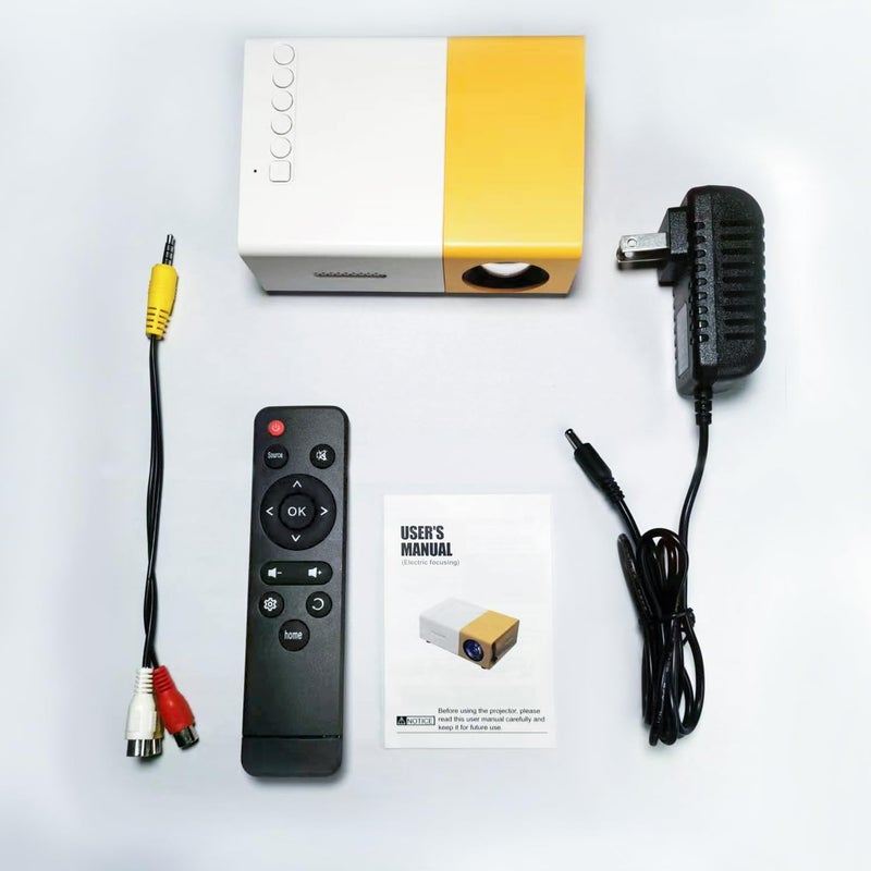Portable Mini projectors LED Micro Projector 1080P Home Party Meeting Theater Projector(2020 Upgraded Version), Wi-Fi - Image 2