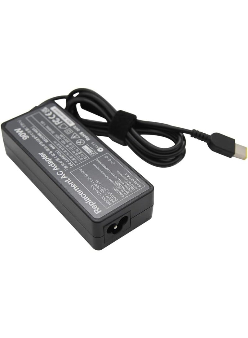 Zexen laptop adapter for LENOVO 90W, 20V 4.5A, USB Type-A for ThinkPad X1 Ultrabook Eraser B40 G50 M4400 M4450 Z50 Z505, with UK Plug Cable - Image 3