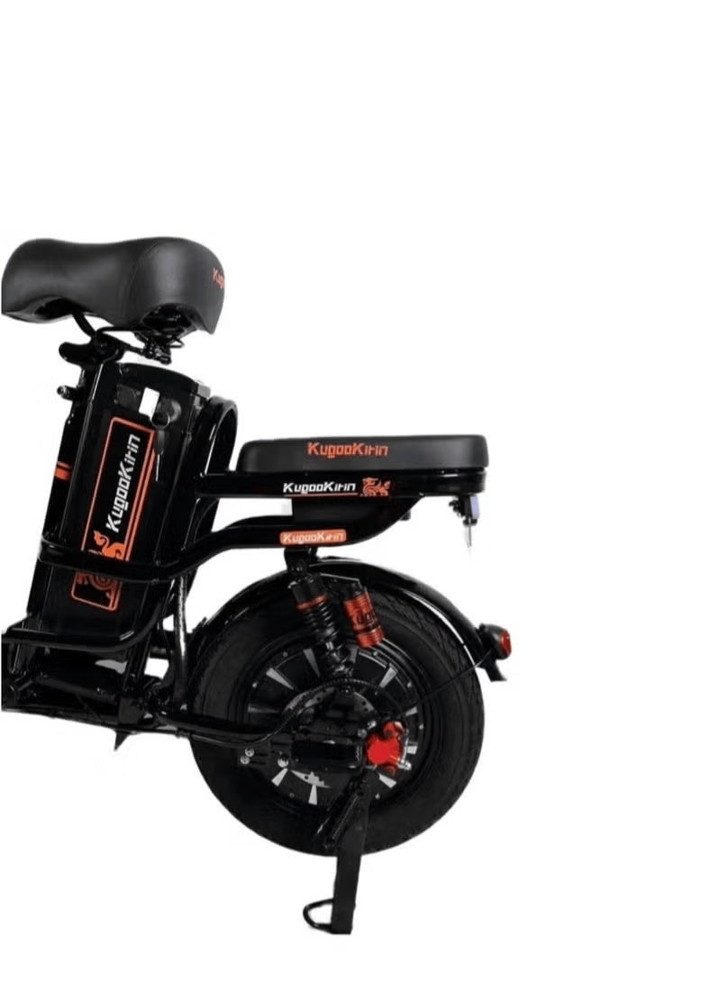 KugooKirin V3 Pro Electric Bicycle with Passenger Seat and Cargo Basket, 55 km/h, 60 km Range - Image 2