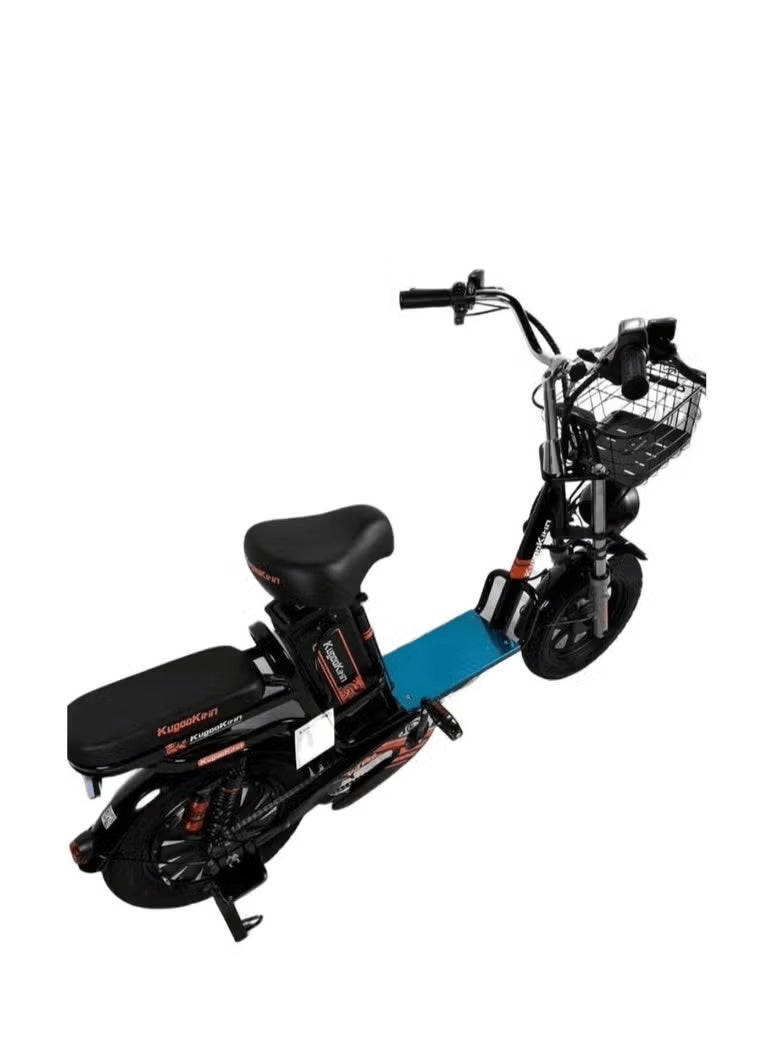 KugooKirin V3 Pro Electric Bicycle with Passenger Seat and Cargo Basket, 55 km/h, 60 km Range - Image 4