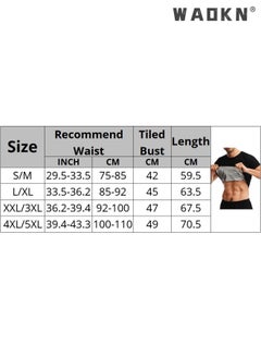 Mens Sauna Vest Tank Top Fitness Body Shaper Slimming Vest Slimming Shapewear Compression Waist Trainer Body Top Shapewear Slimming T-Shirt Short Sleeve Workout Accessories Suit Sauna - pzsku/Z477C4927B92CB43A964CZ/45/_/1702285693/7e8b2069-3801-461b-b071-9d74d801b43e