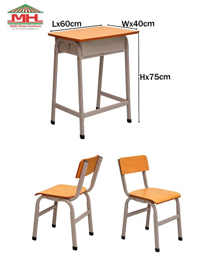 مالتي هوم فيرنيتشر مكتب دراسة طلابي متعدد المنازل MH-ST13-CHERRY  - Image 3