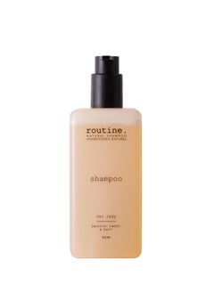 routine Routine Softening Shampoo for Women and Men - 350ml | Hydrating Hair Scented Shampoo | Travel Size Hair Moisturizing Shampoo | Paraben and Sulfate Free - The Cat Lady 