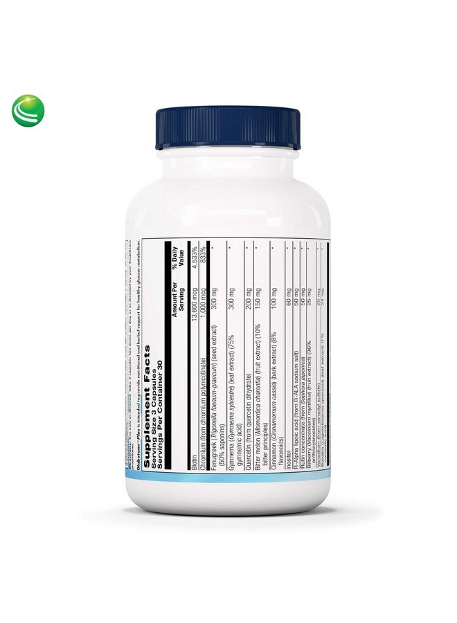 Nutra BioGenesis ديابيتون بلس جمنما بتر ميلون بيوتين وكروم لدعم التوازن الأيضي 90 كبسولة - Image 2