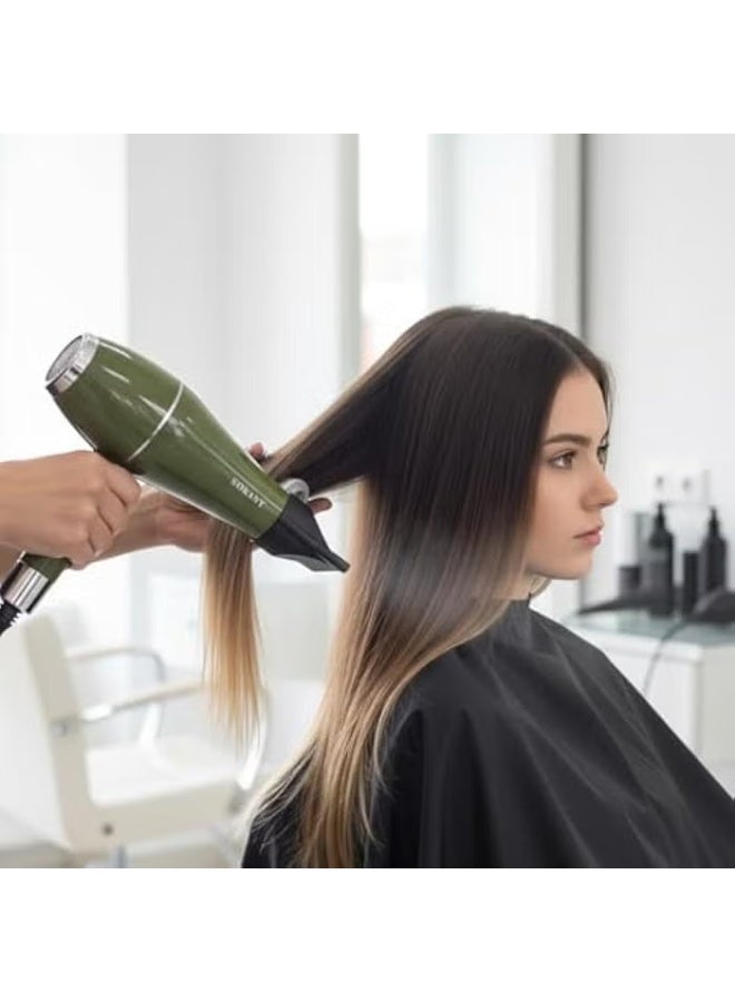 sokany SK-14006 2000W Ionic Hair Dryer – Fast Drying Blow Dryer with Cool Shot, Diffuser & Concentrator Nozzles, 2 Speed & 2 Heat Settings, Hang Loop, Professional & Personal Use, Sleek Ergonomic - Image 4