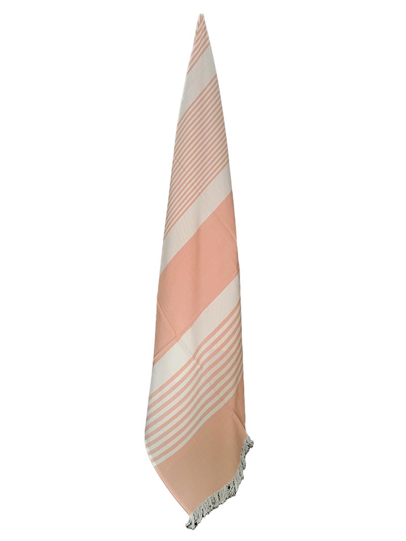 Velve 100% Bamboo Bath Towel | Ultra Soft-2x More Absorbent Than Cotton | Quick Dry, Large Size, Lightweight, Compact & Skin-Friendly | Ideal for Bath, Travel, Yoga, Gym & Beach | Peach - Image 4