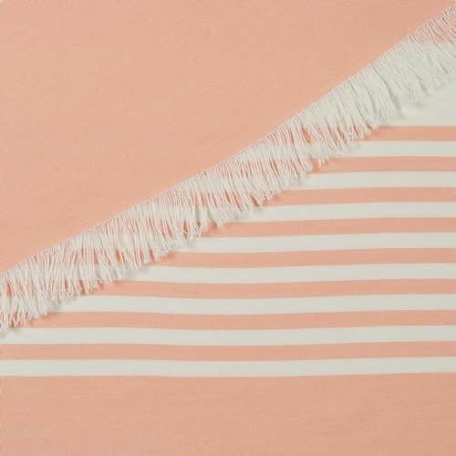 Velve 100% Bamboo Bath Towel | Ultra Soft-2x More Absorbent Than Cotton | Quick Dry, Large Size, Lightweight, Compact & Skin-Friendly | Ideal for Bath, Travel, Yoga, Gym & Beach | Peach - Image 5