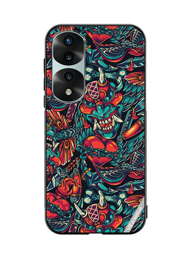VR CREATIVE Protective Case Cover For Honor 70 Pro Devil Design Multicolour - Image 1