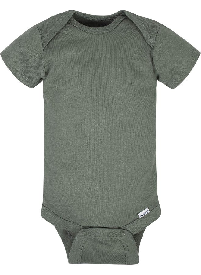 Gerber Gerber Baby Boys 8-Pack Short Sleeve Onesies Bodysuits Baby and Toddler T-Shirt Set  - Image 5