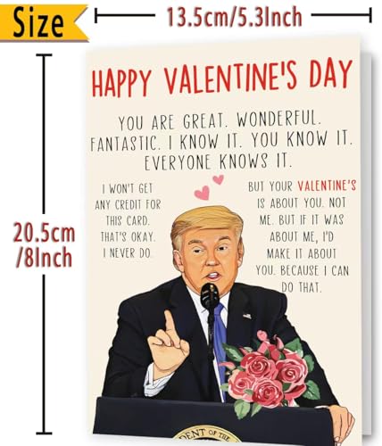 FANCYLUCKY Funny Valentines Day Card for Husband Wife, Sweet Valentines Day Gifts for Him Her, Humor Valentine's Day Cards for Boyfriend Girlfriend, Mens Valentines Gifts - Image 2