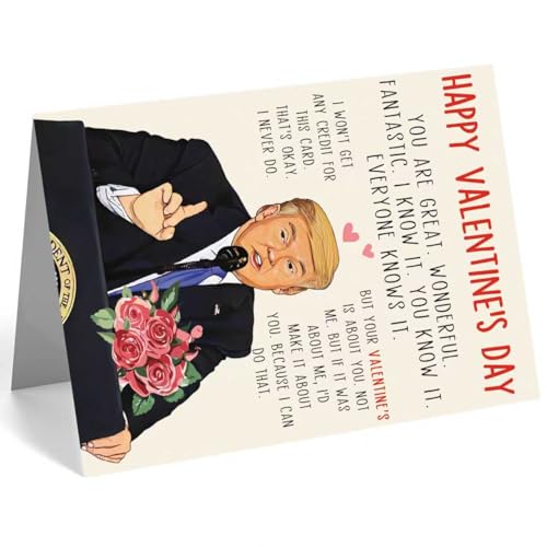 FANCYLUCKY Funny Valentines Day Card for Husband Wife, Sweet Valentines Day Gifts for Him Her, Humor Valentine's Day Cards for Boyfriend Girlfriend, Mens Valentines Gifts - Image 3