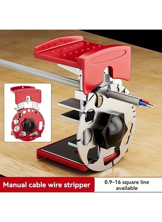 11Pcs Adjustable Wire Stripper Set Metal Construction With 10 Replacement Blades - Image 3