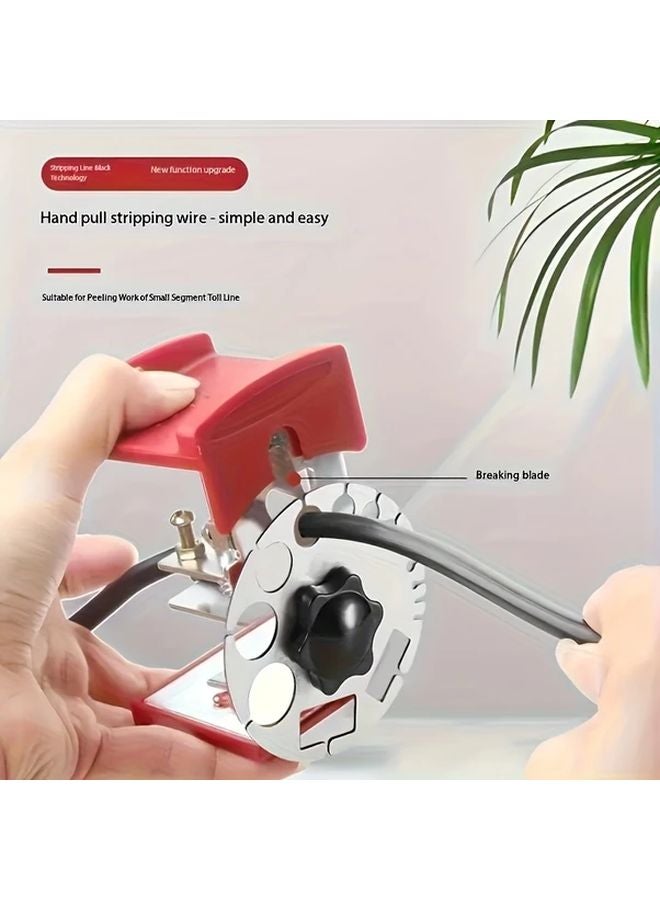 11Pcs Adjustable Wire Stripper Set Metal Construction With 10 Replacement Blades - Image 2